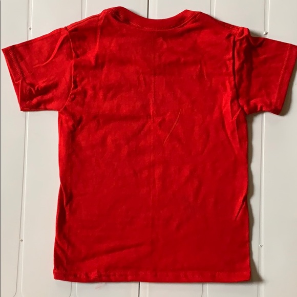 Red Kids T-shirt  Size XS  Short Sleeve Tee Cotton Delta Pro Weight Unisex NWOT - Picture 4 of 4